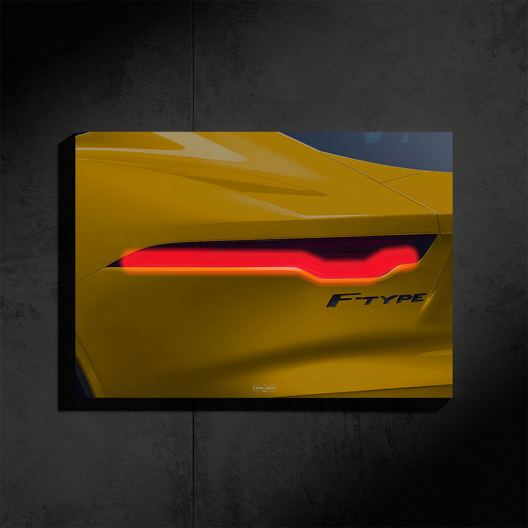 Jaguar F-TYPE Araba Poster (Neon)