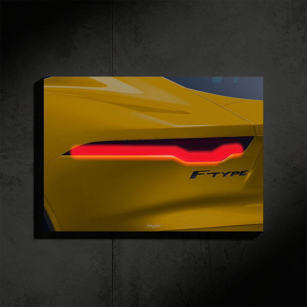 Jaguar F-TYPE Araba Poster (Neon)