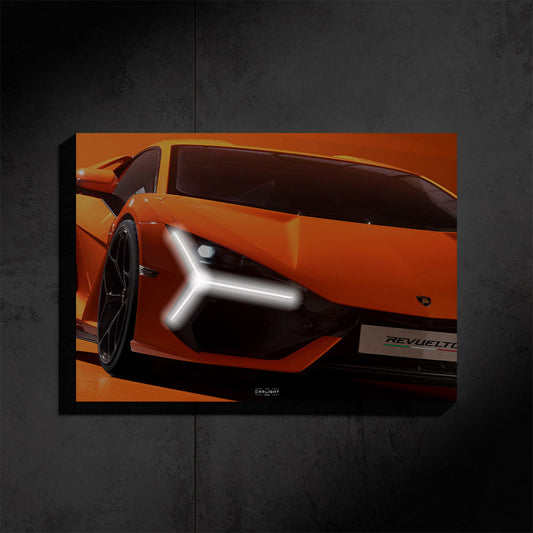 Lamborghini REVUELTO Araba Poster (Neon)