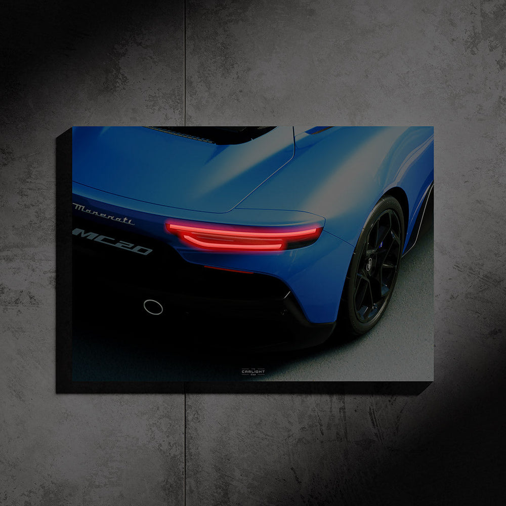 Maserati MC20 Araba Poster (Neon)