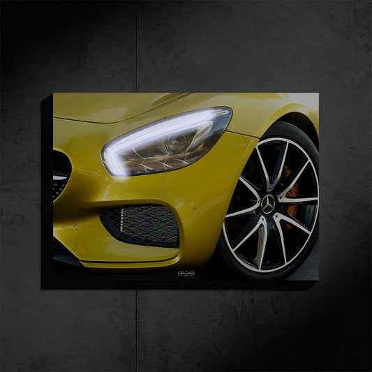 Mercedes AMG GT Araba Poster (Neon)