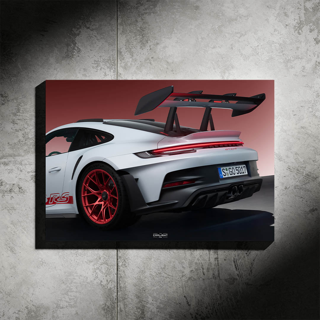 Porsche GT3 RS Araba Poster (Neon)