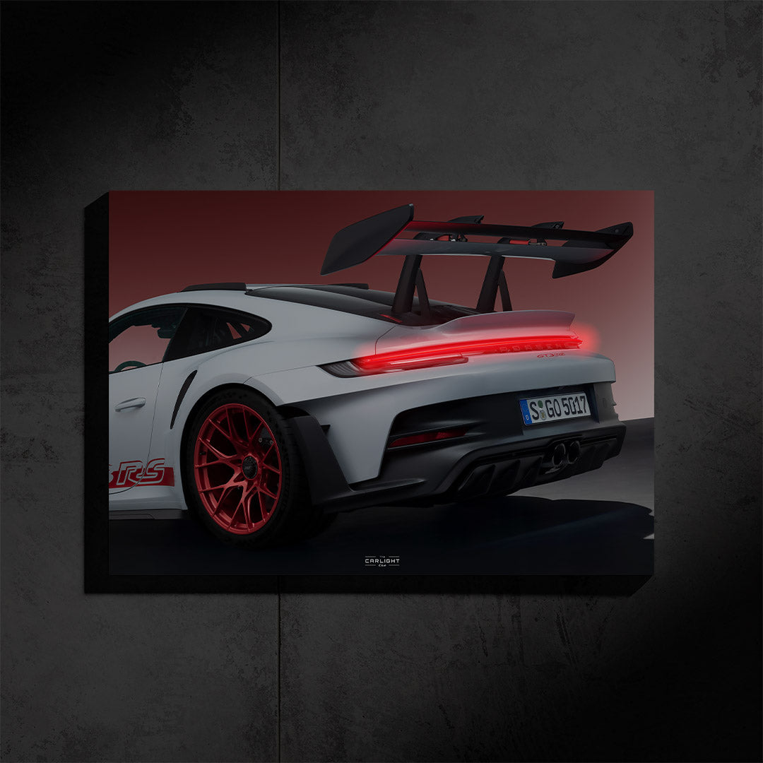Porsche GT3 RS Araba Poster (Neon)