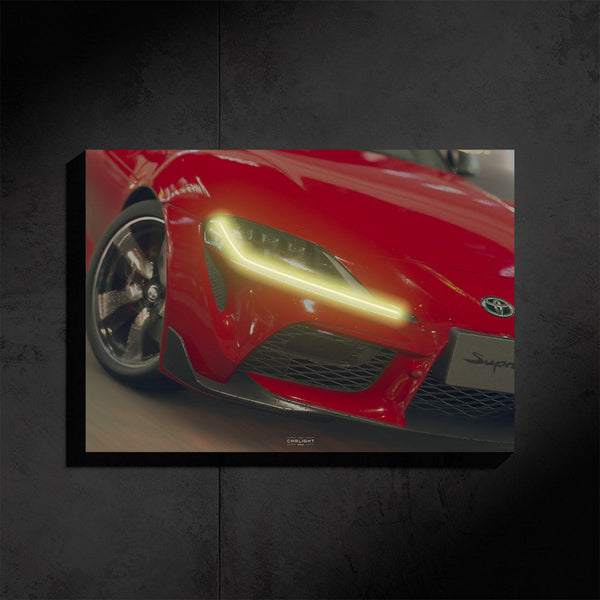 Toyota SUPRA Araba Poster (Neon)