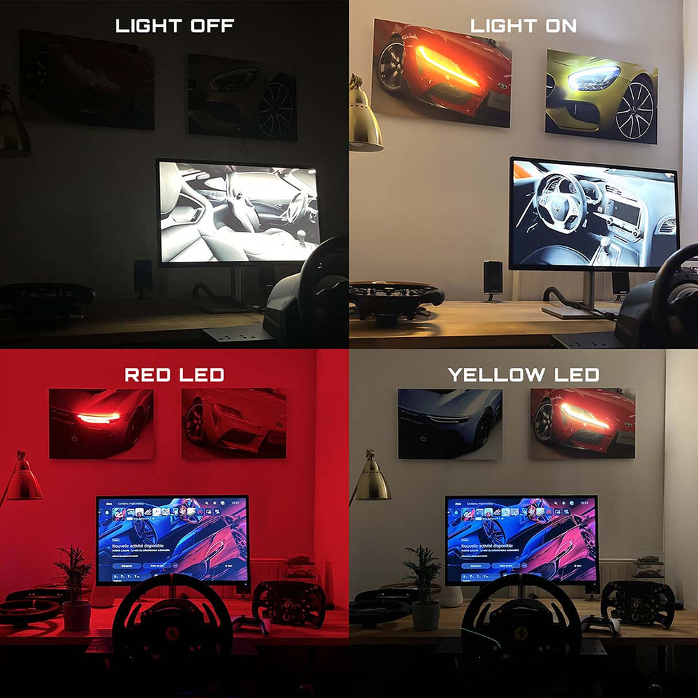 Chevrolet C7 ZR1 Araba Poster (Neon)