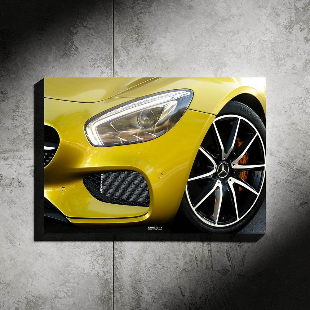 Mercedes AMG GT Araba Poster (Neon)
