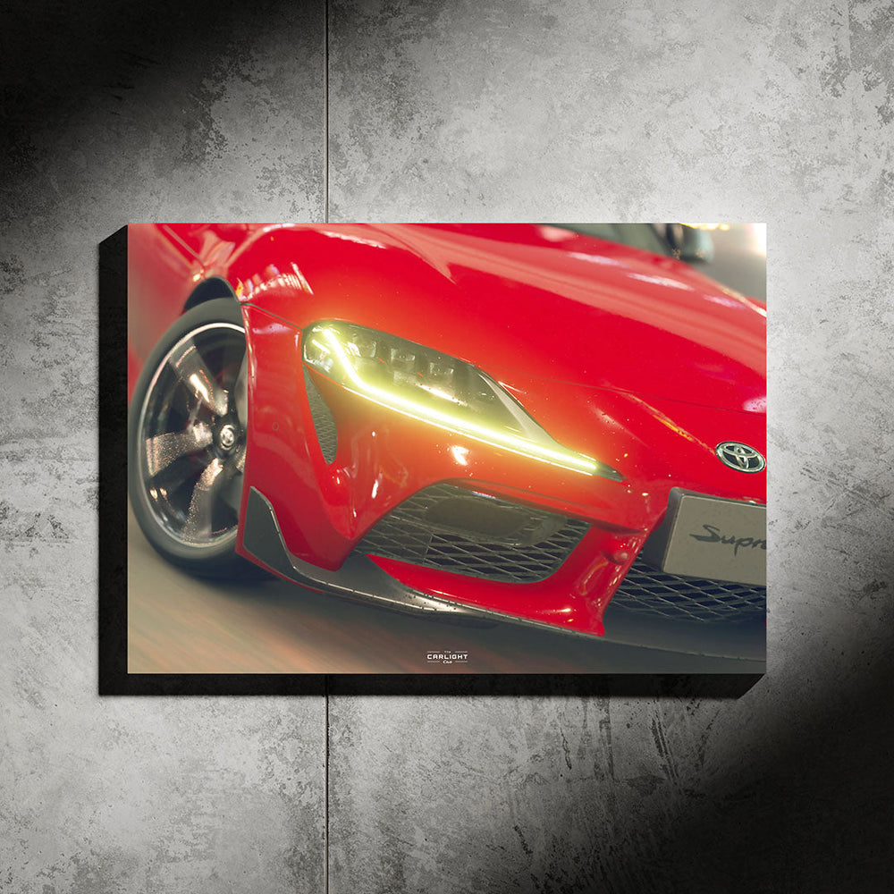 Toyota SUPRA Araba Poster (Neon)