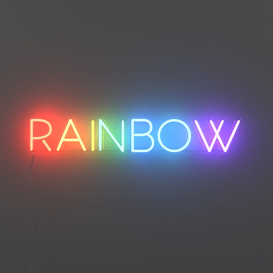 Rainbow - Neon Tabela - Neonbir