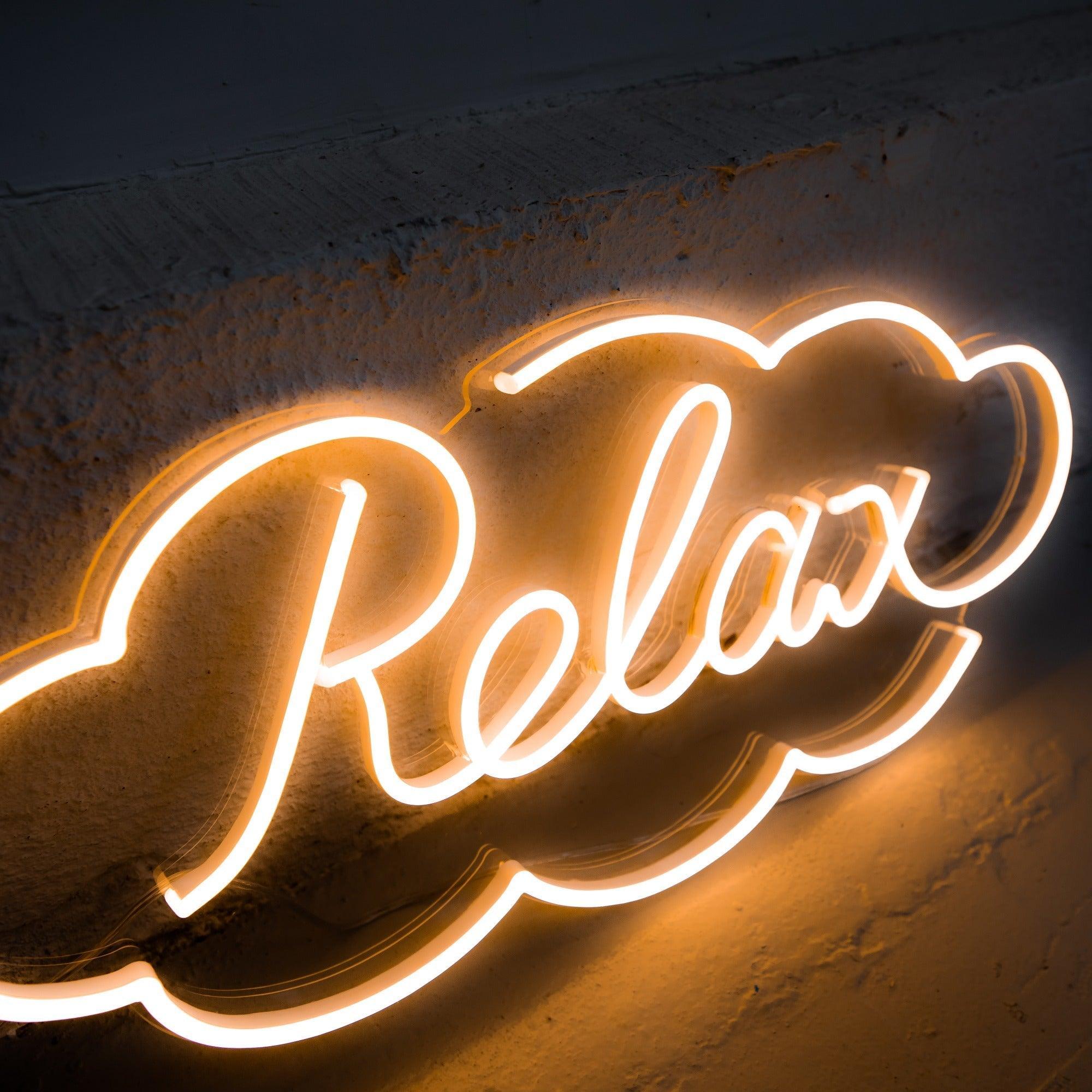 Relax by Ceizer, Neon Tabela - Neonbir
