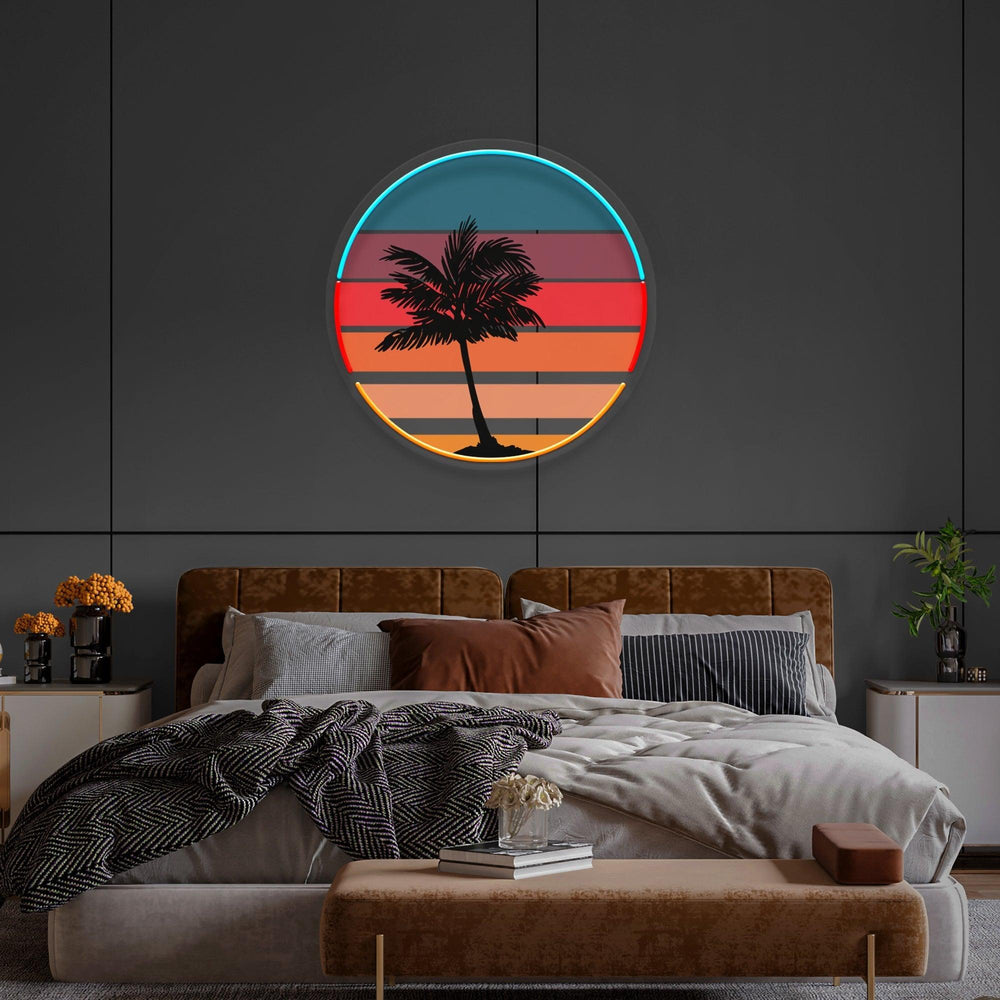 Sunset Retro Artwork Led Neon Sign Light - Neonbir