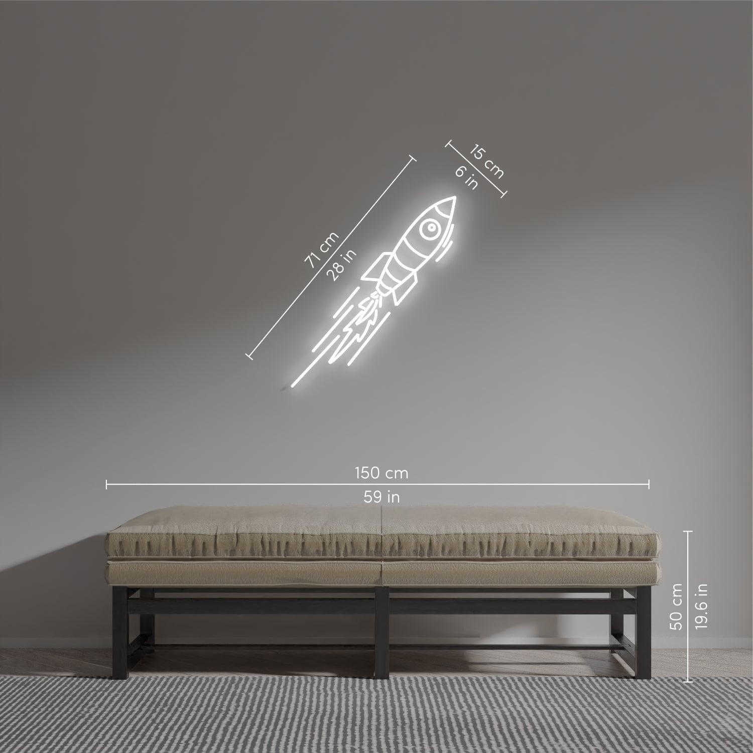 Rocket - Neon Tabela by André Saraiva - Neonbir