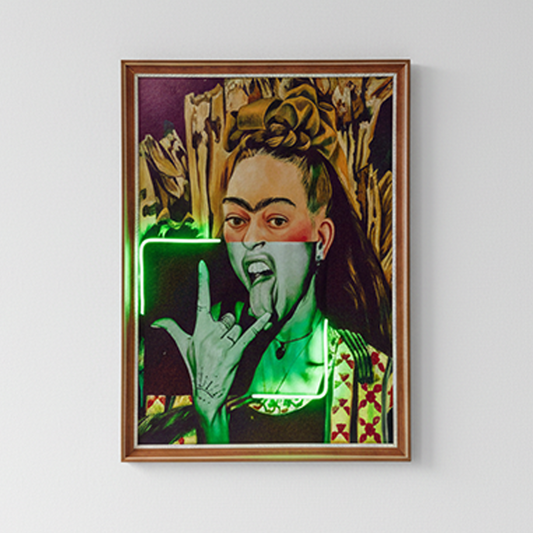 Rock’n Roll Frida Art Tablo