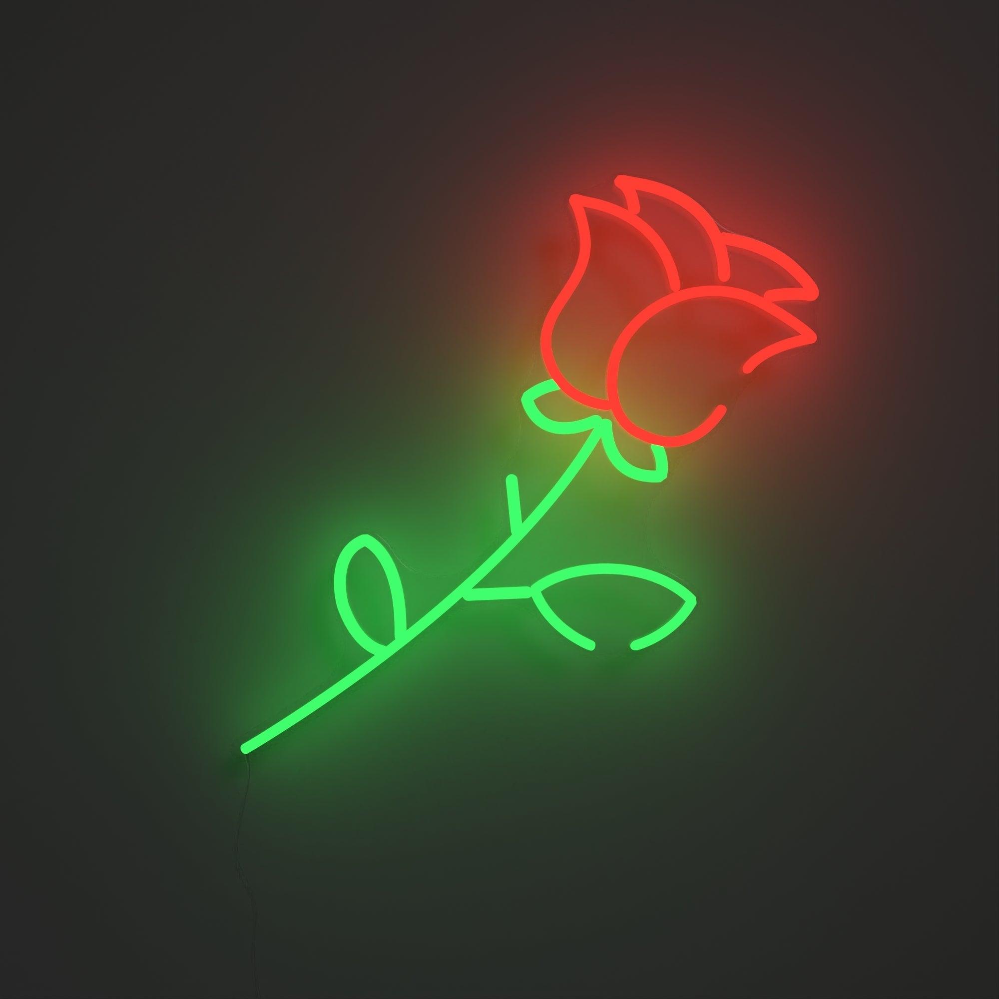 Red Rose, Neon Tabela - Neonbir