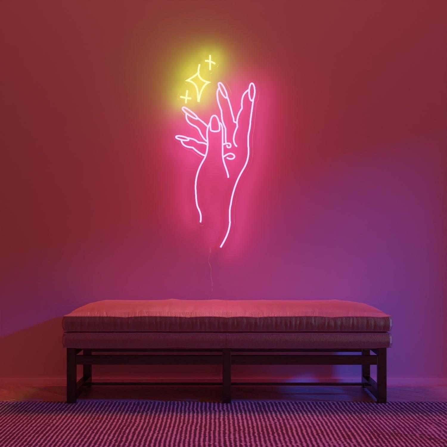 Sass hand by Girl Knew York - Neon Tabela - Neonbir