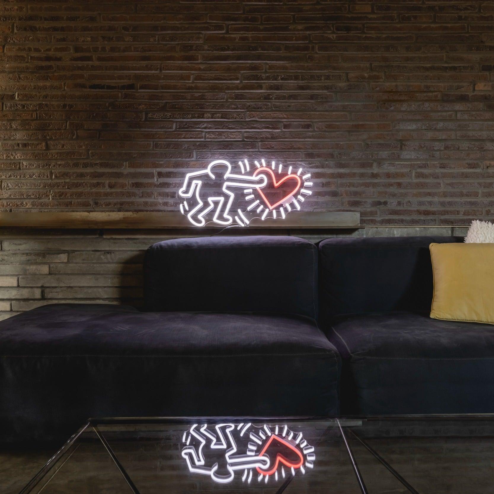 Send Love, YP x Keith Haring, Neon Tabela - Neonbir