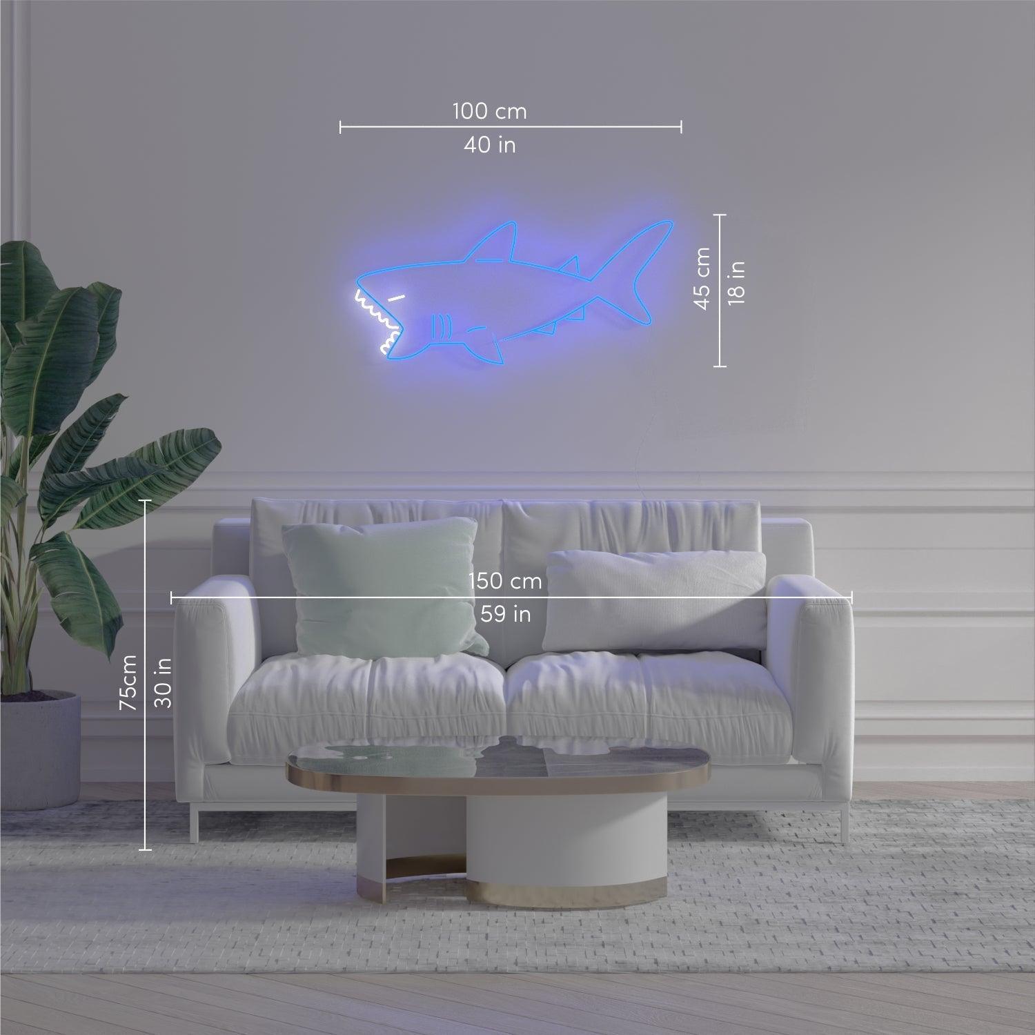 Shark - Neon Tabela - Neonbir