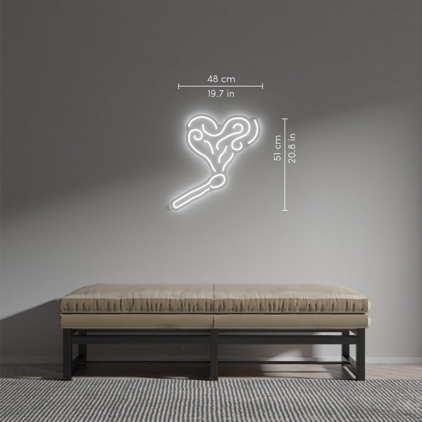 Cigarette & Smoke by Timothy Goodman, Neon Tabela - Neonbir