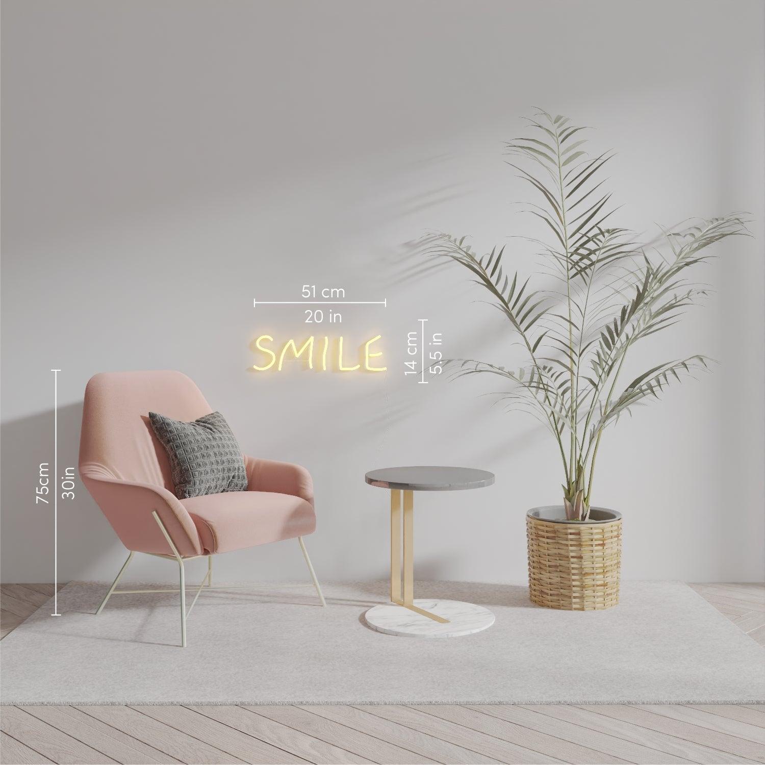 Smile, Neon Tabela - Neonbir