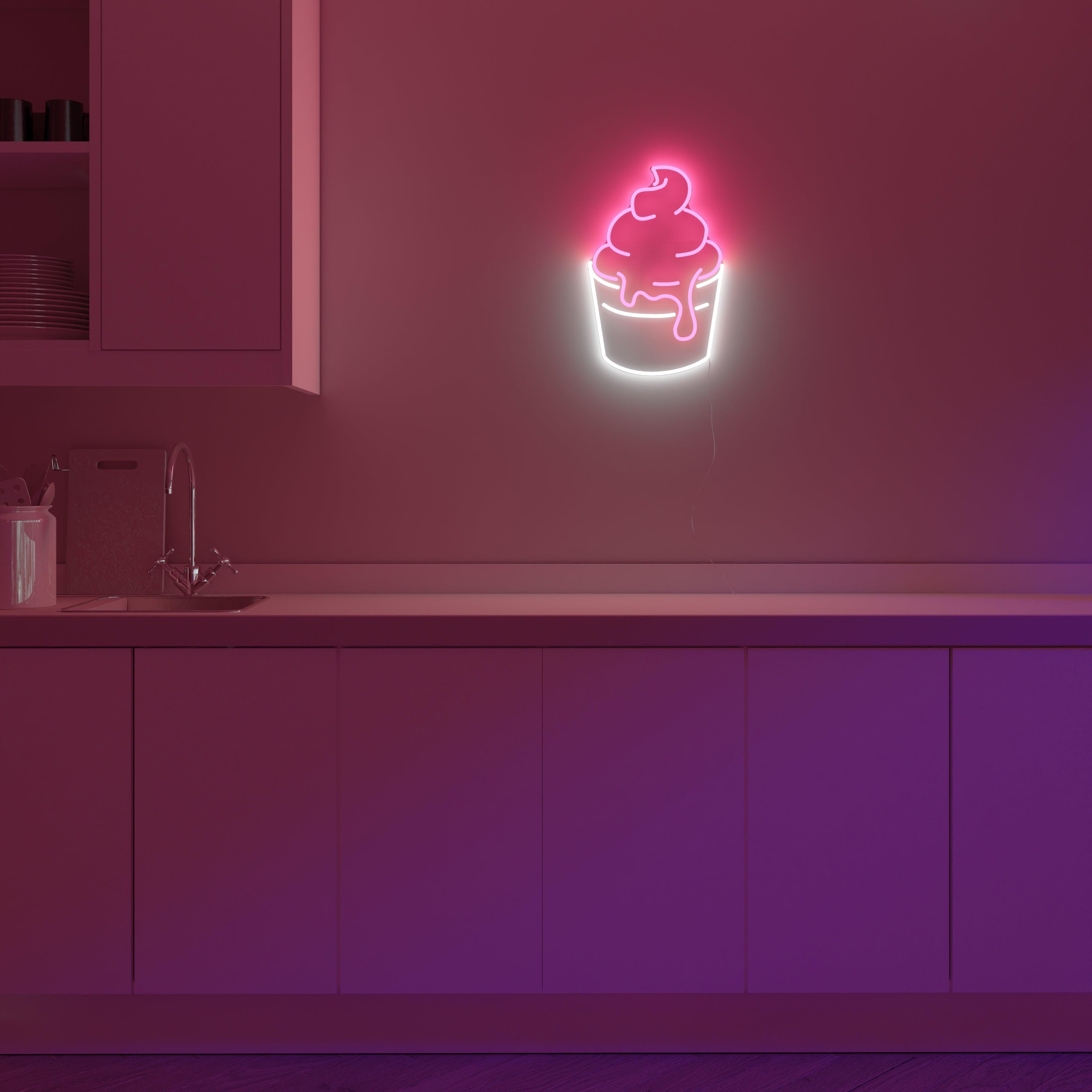 Soft serve (Ice cream), Neon Tabela - Neonbir