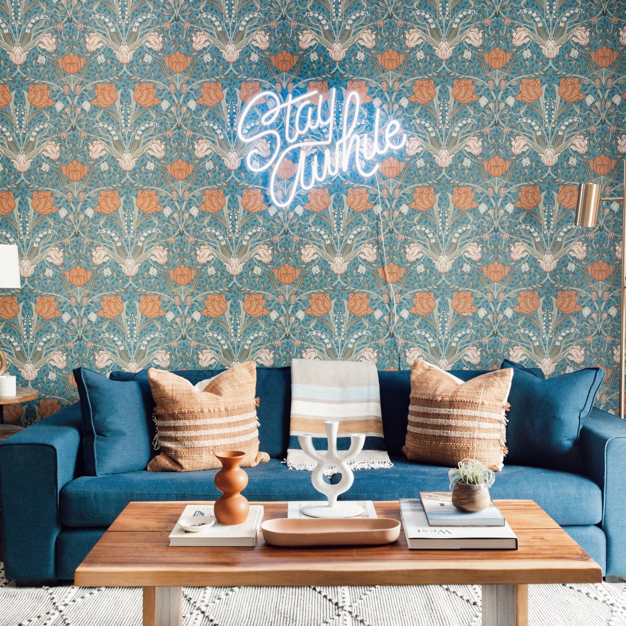 Stay Awhile by Caren Kreger - Neon Tabela - Neonbir
