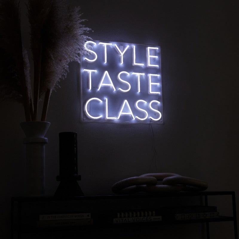 Style, Taste, Class by Bobby Berk, Neon Tabela - Neonbir