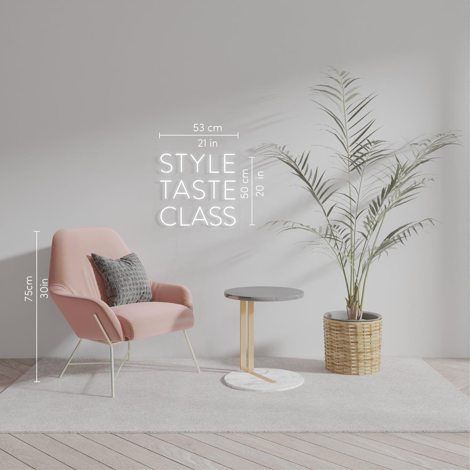 Style, Taste, Class by Bobby Berk, Neon Tabela - Neonbir