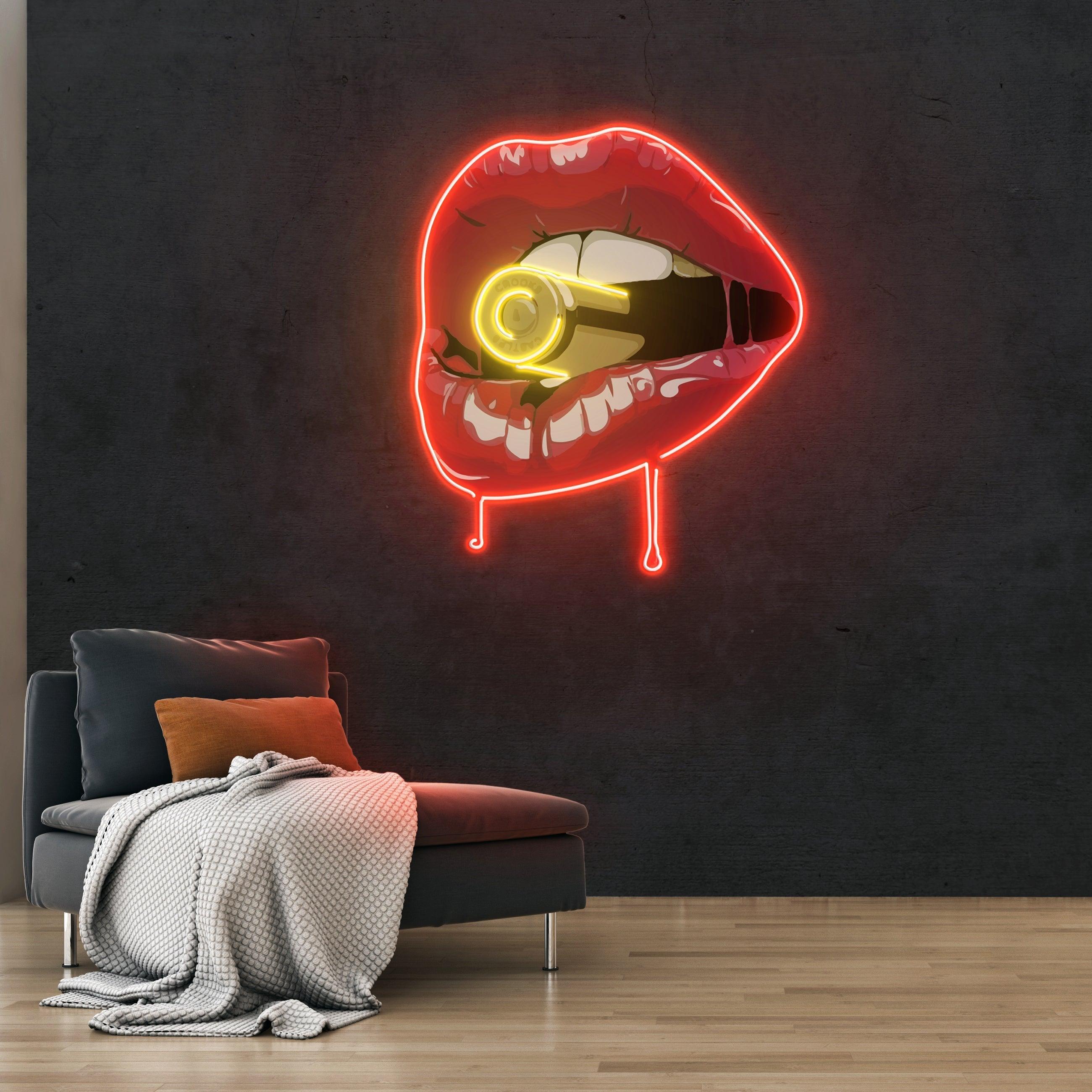 Taste of love Art Work Led Neon Sign Light - Neonbir