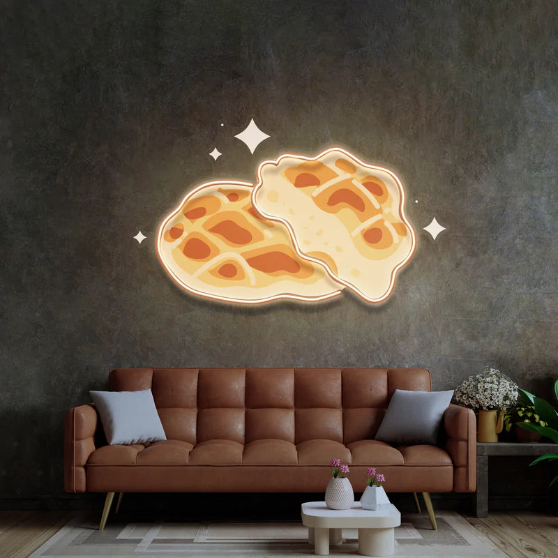 Lezzetli Waffle Neon Tabela
