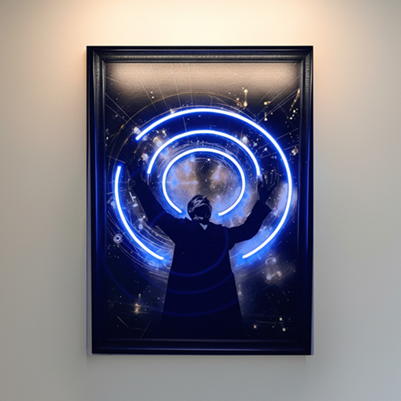 NICOLA TESLA Canvas Art Tablo