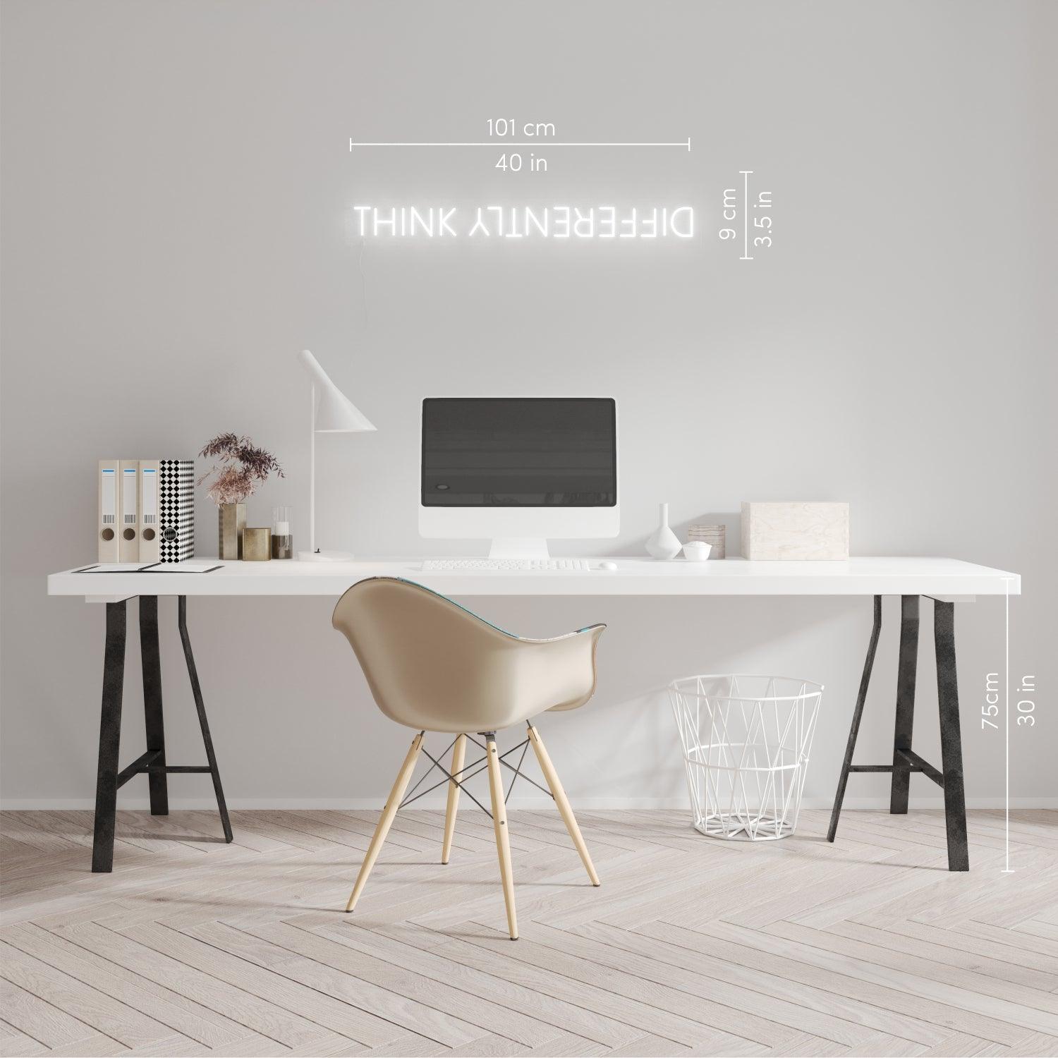 Think Differently by Bobby Berk, Neon Tabela - Neonbir