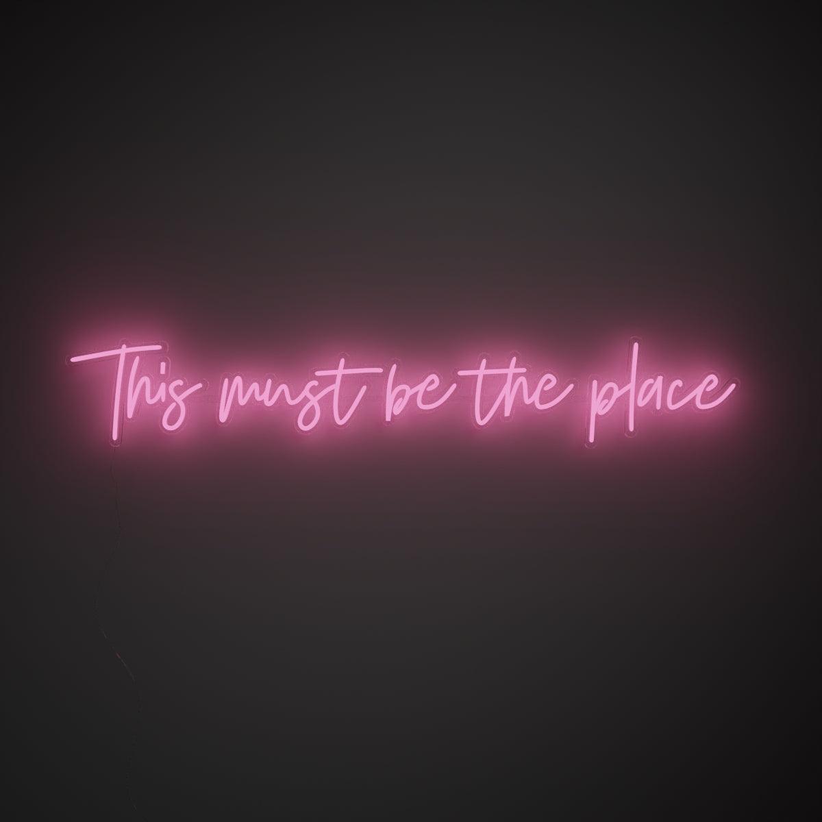 This must be the place - Neon Tabela - Neonbir