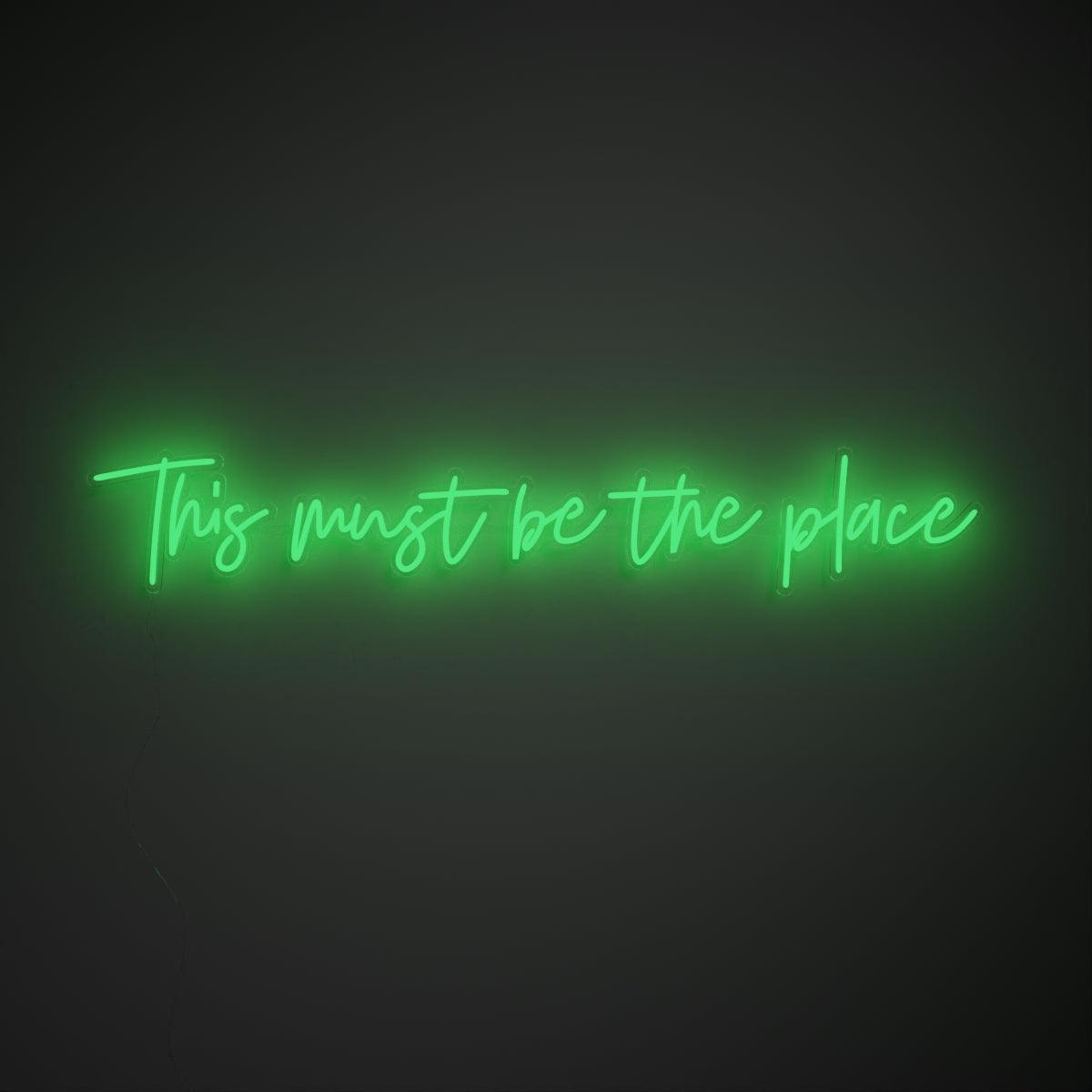 This must be the place - Neon Tabela - Neonbir