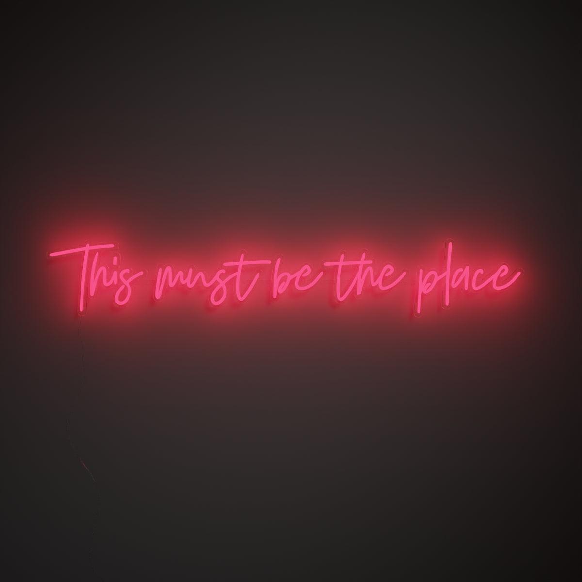 This must be the place - Neon Tabela - Neonbir