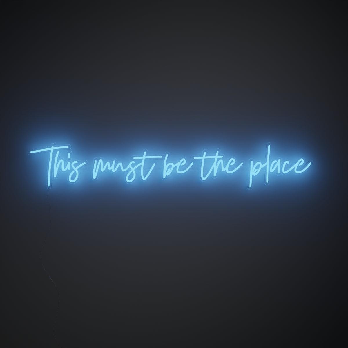 This must be the place - Neon Tabela - Neonbir