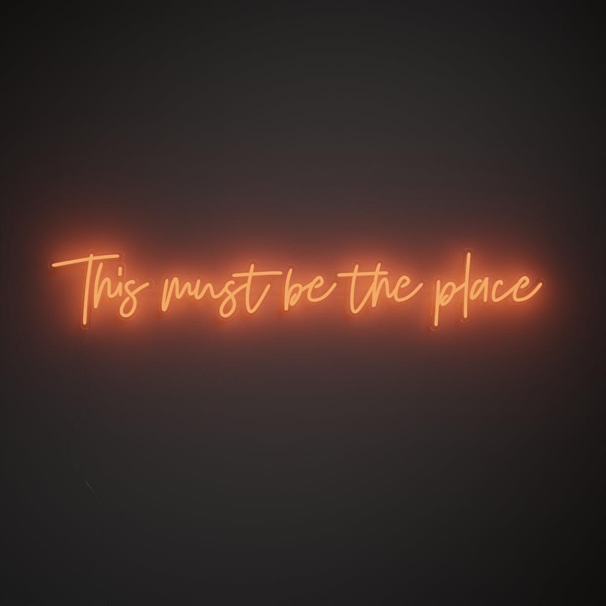This must be the place - Neon Tabela - Neonbir
