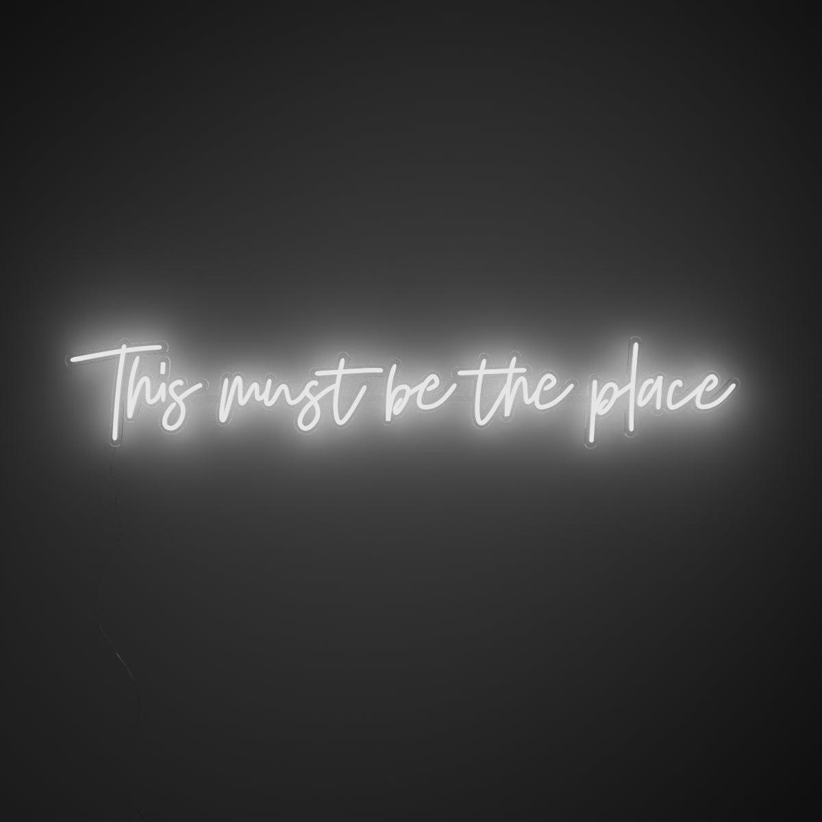 This must be the place - Neon Tabela - Neonbir