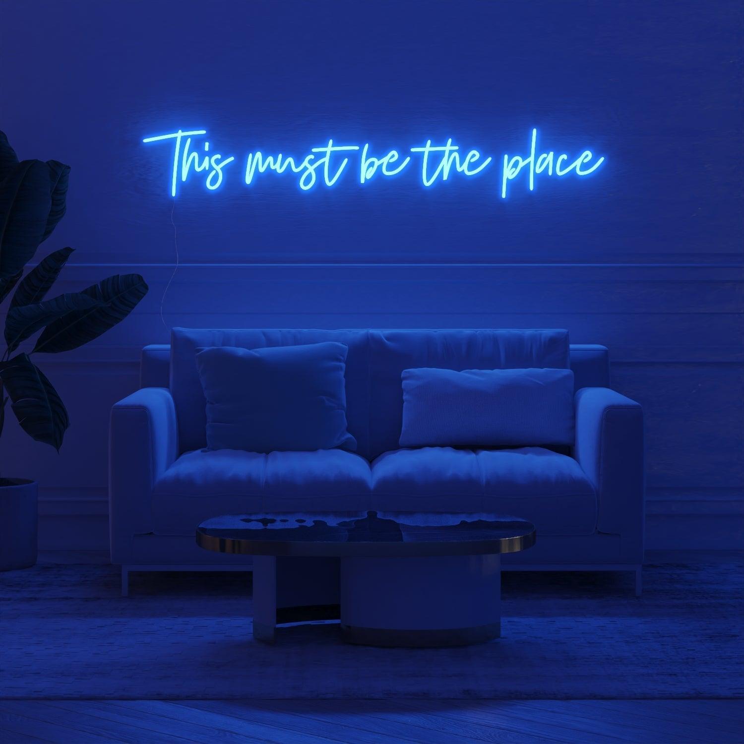 This must be the place - Neon Tabela - Neonbir