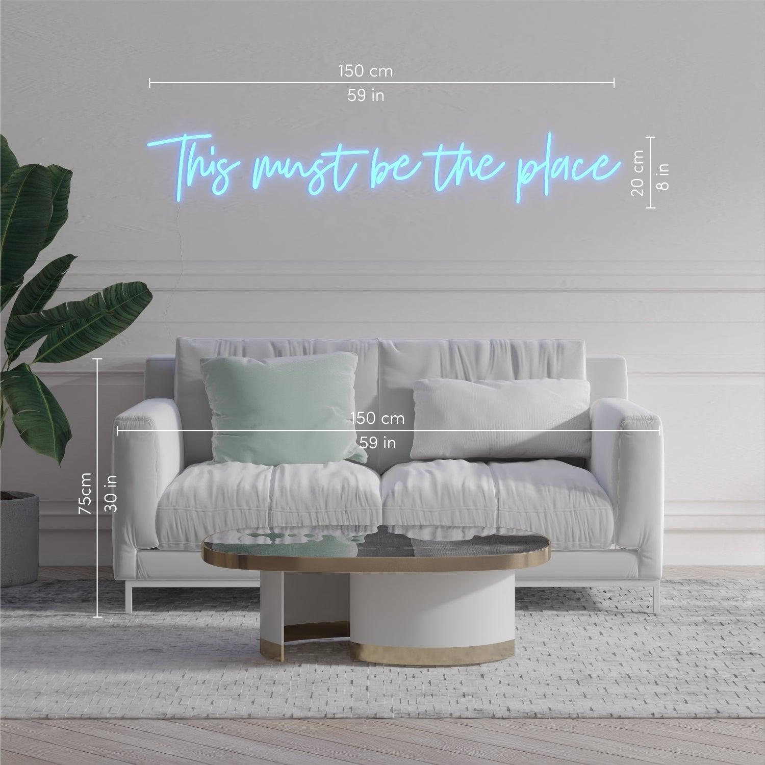 This must be the place - Neon Tabela - Neonbir
