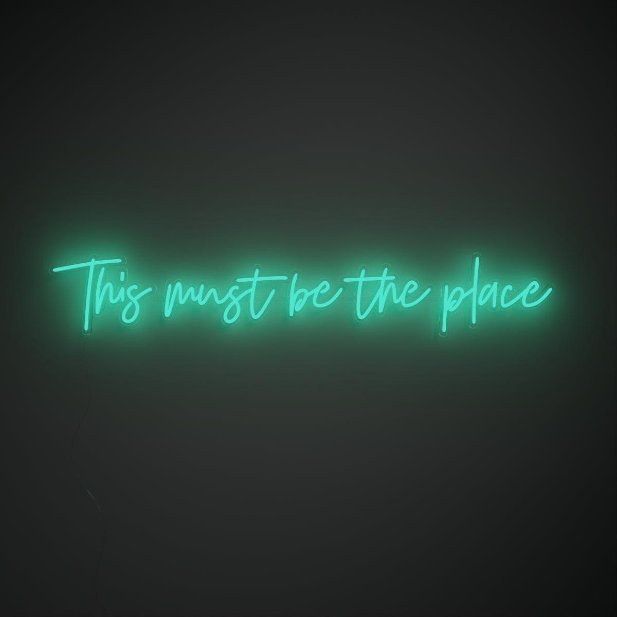 This must be the place - Neon Tabela - Neonbir
