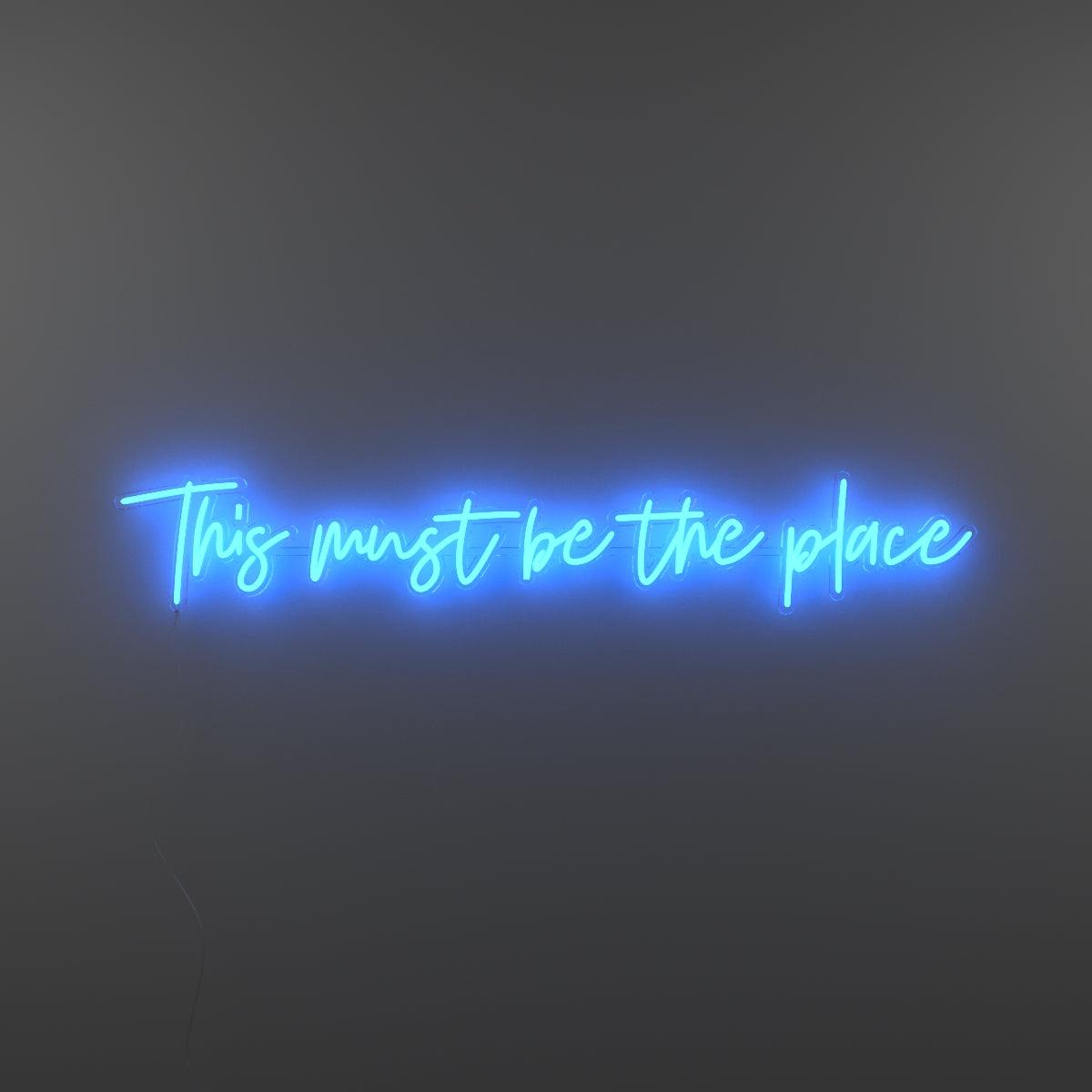 This must be the place - Neon Tabela - Neonbir