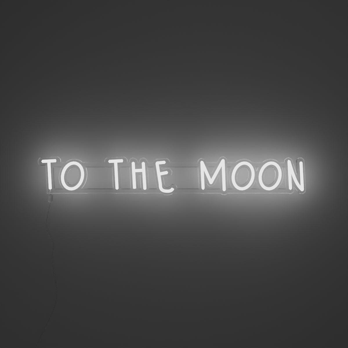 To the moon - Neon Tabela - Neonbir