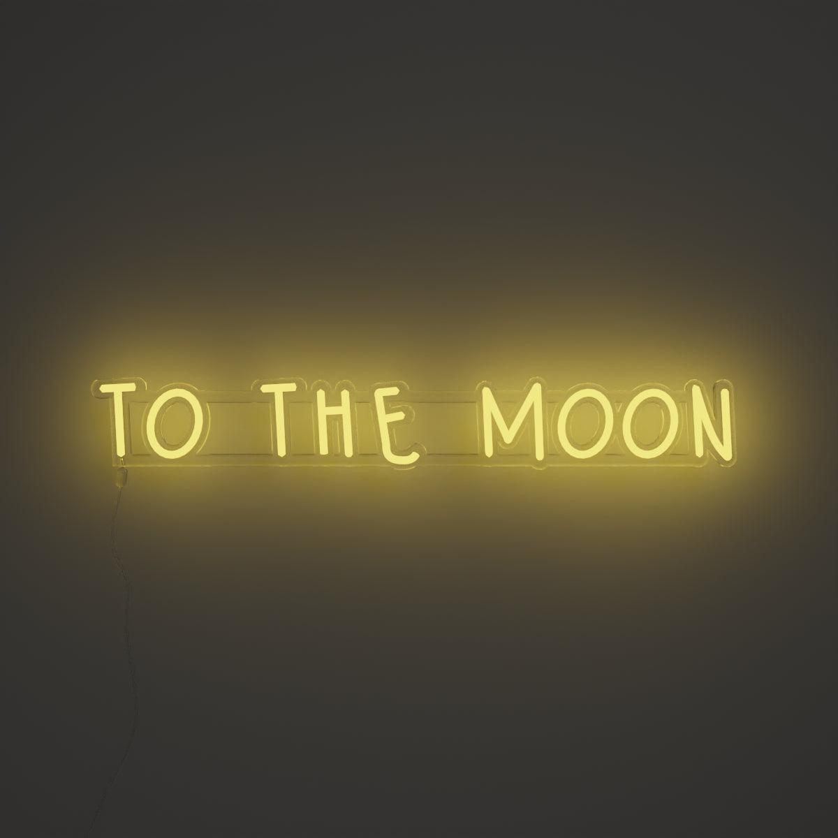 To the moon - Neon Tabela - Neonbir