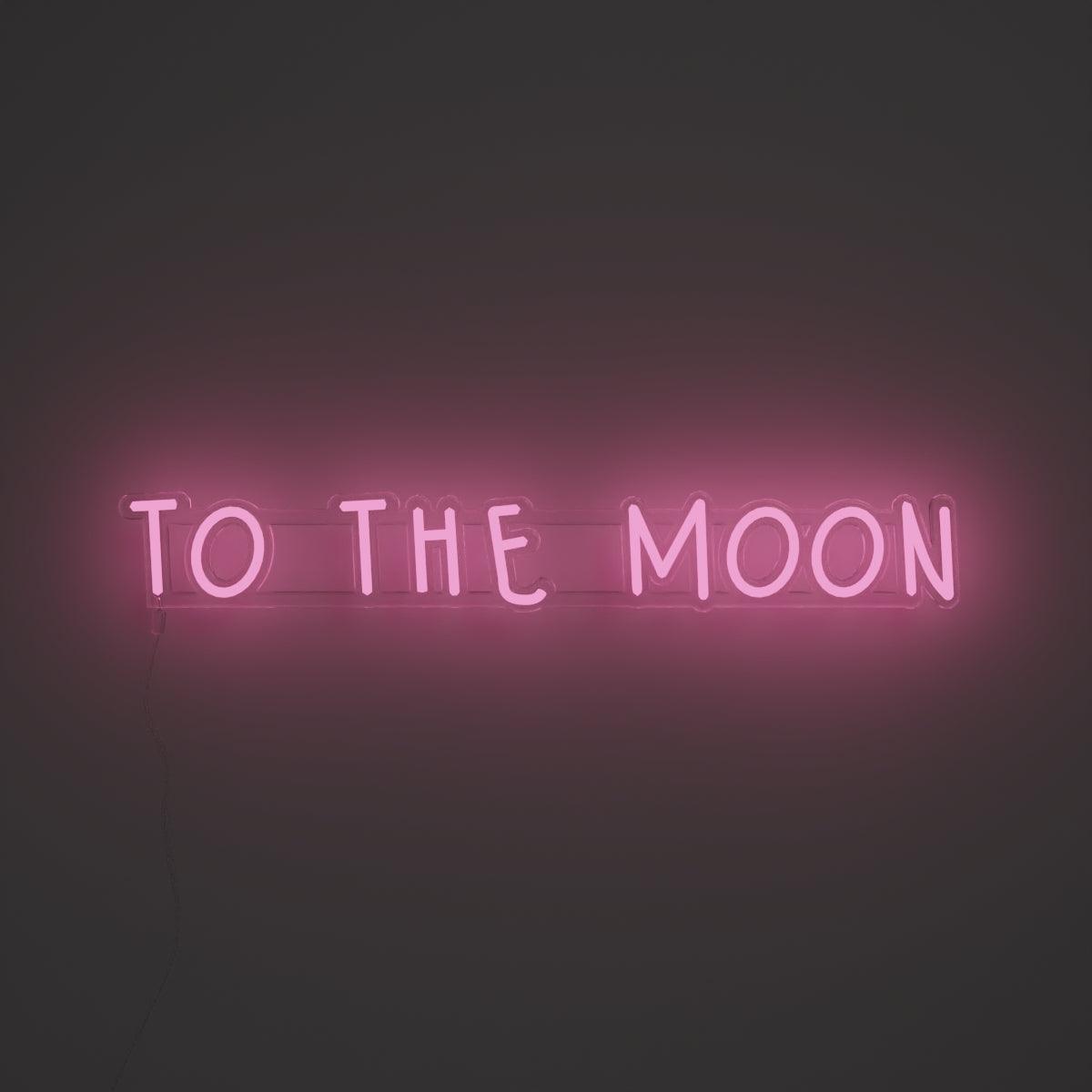 To the moon - Neon Tabela - Neonbir
