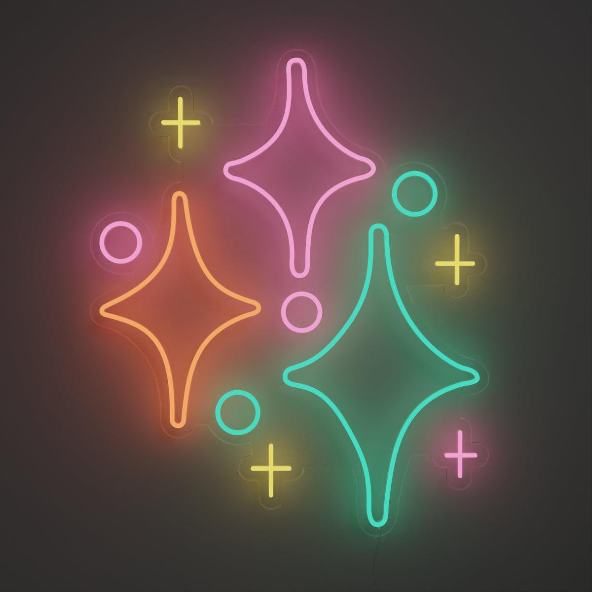Twinkling Stars by Joanna Behar - Neon Tabela - Neonbir