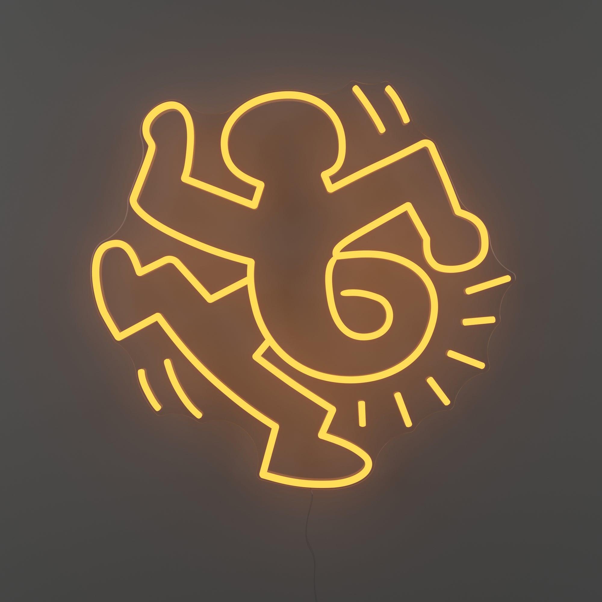 Twisted Man, YP x Keith Haring, Neon Tabela - Neonbir