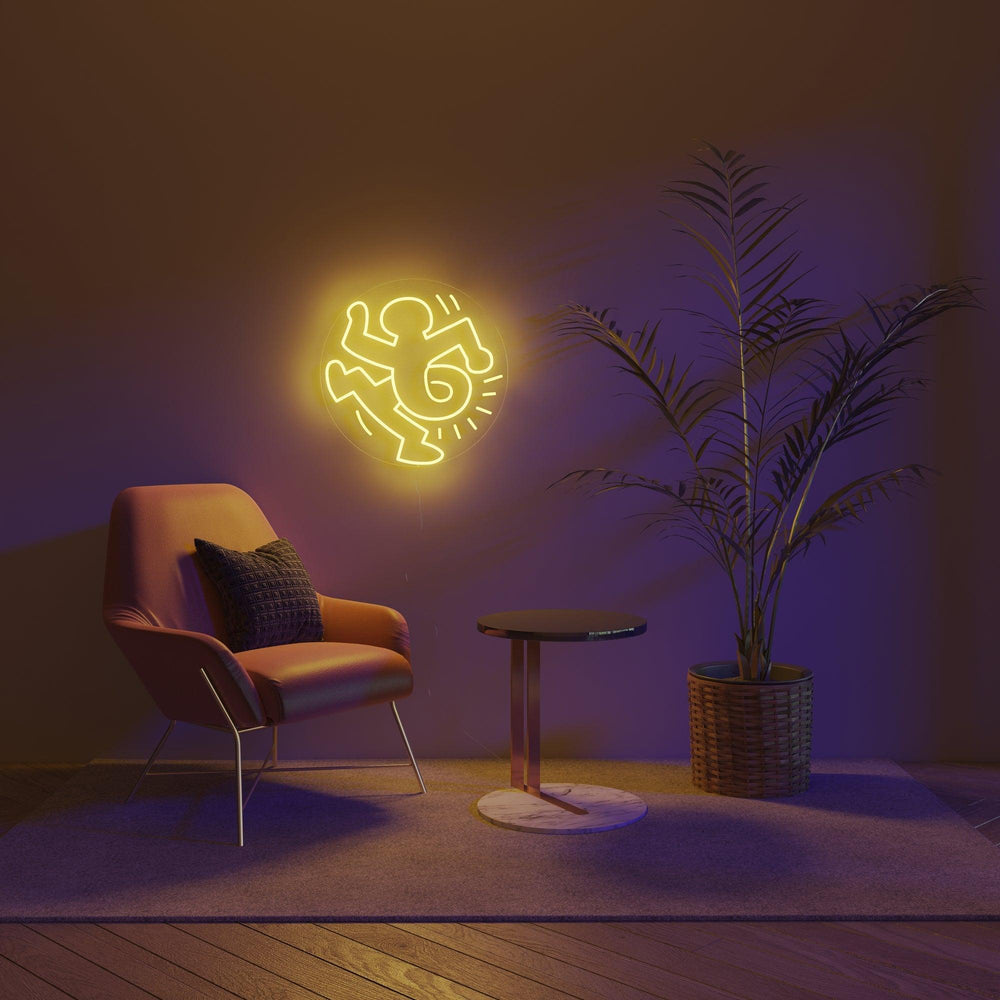 Twisted Man, YP x Keith Haring, Neon Tabela - Neonbir