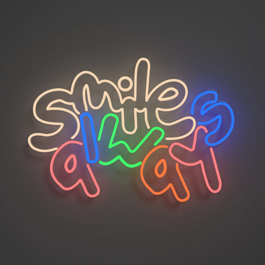 Smile Always by Vic Garcia - Neon Tabela - Neonbir