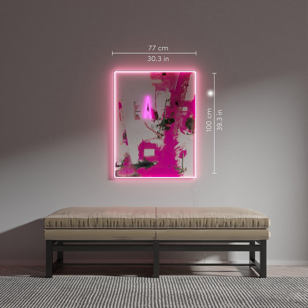 Violent Treasure by Futura - Neon Tabela - Neonbir