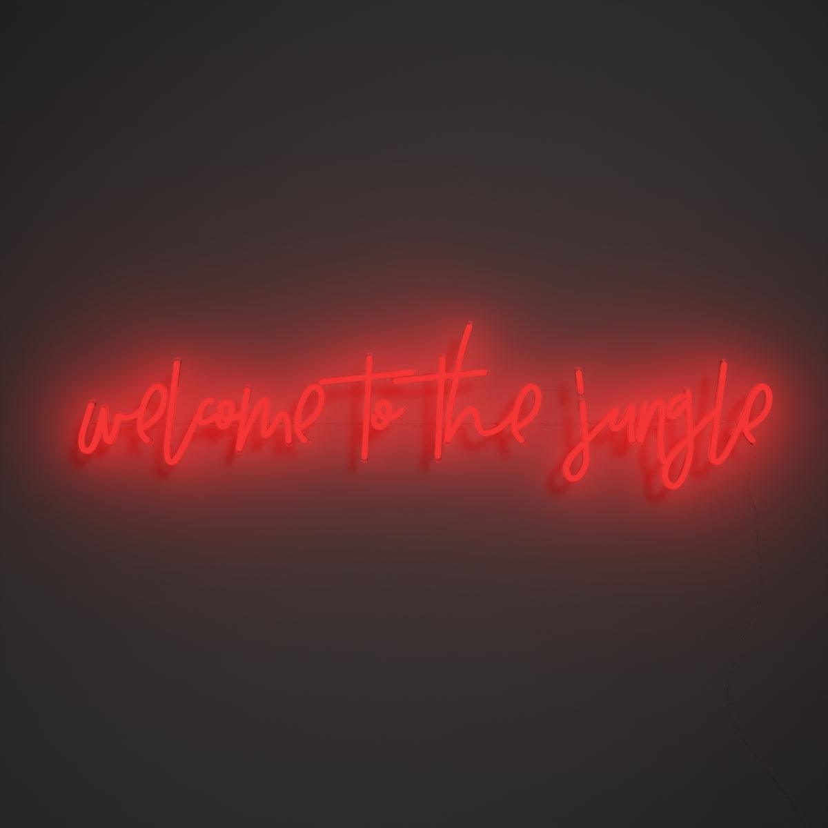 Welcome to the jungle - Neon Tabela - Neonbir