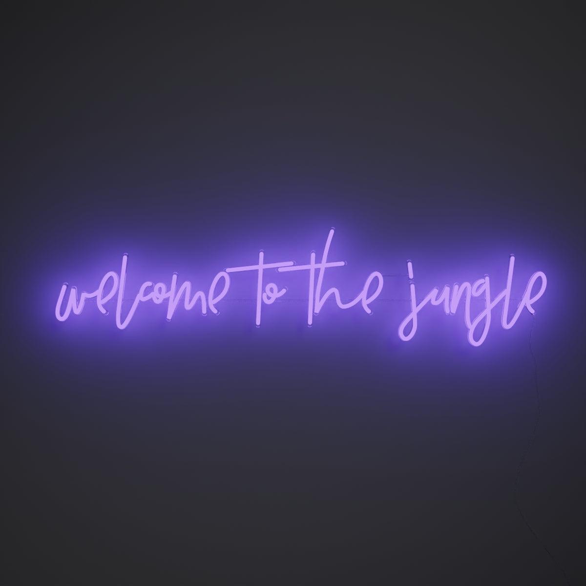 Welcome to the jungle - Neon Tabela - Neonbir